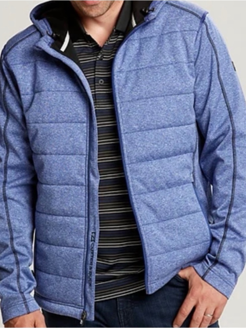 Cutter & Buck Mens Altitude Quilted Jacket. Mens XL
